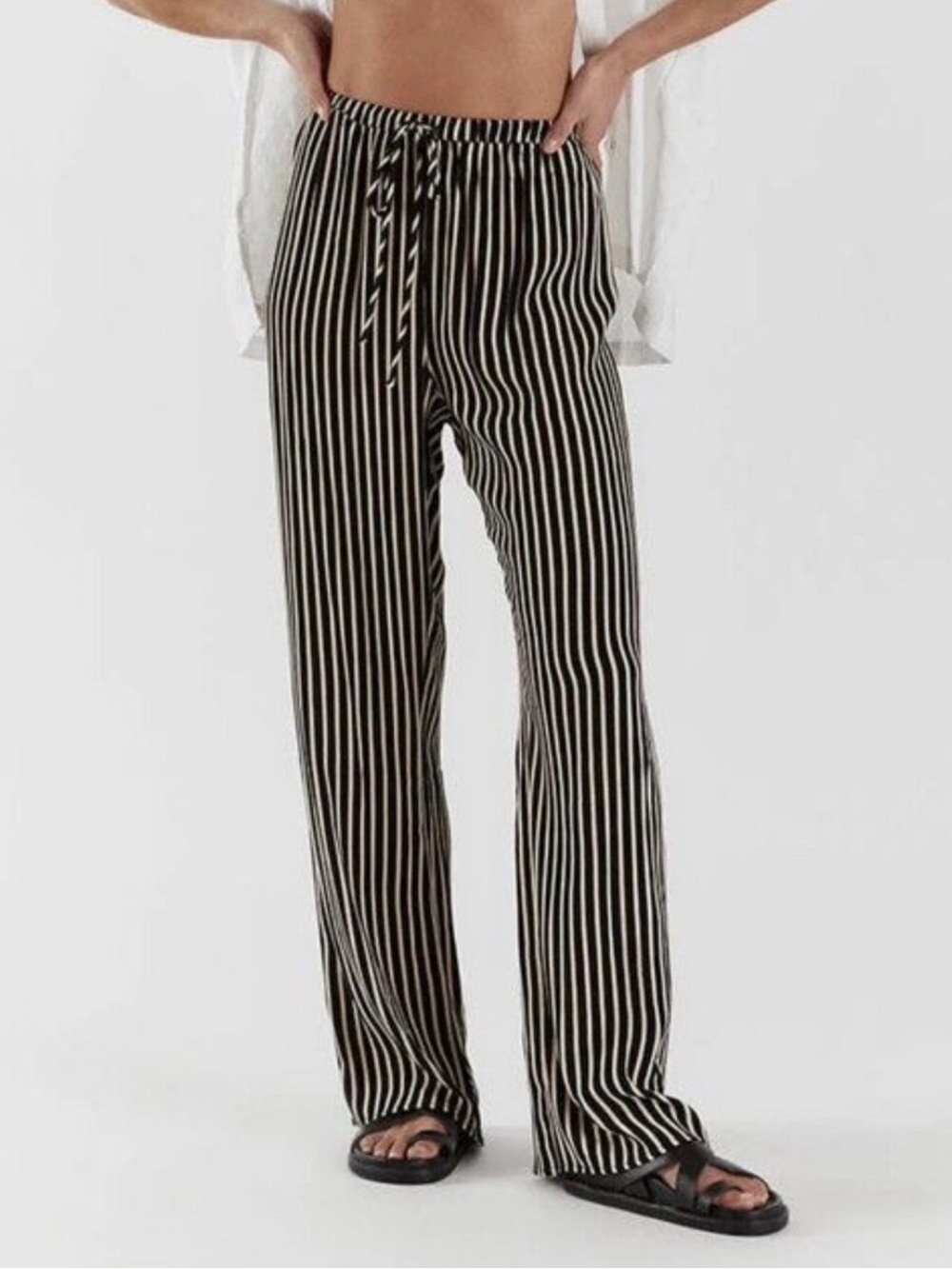 Dissh Rory Stripe Drawstring Coastal Pants